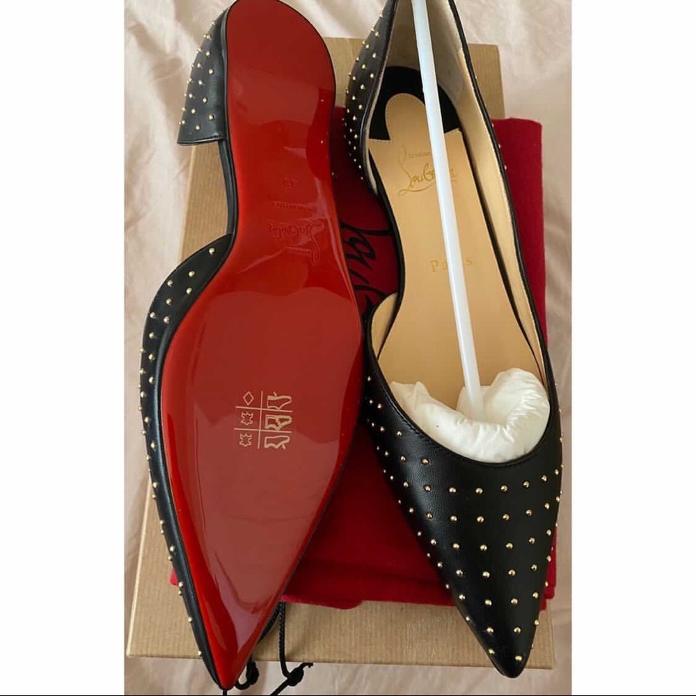 christian louboutin iriza 39 9 brand new black